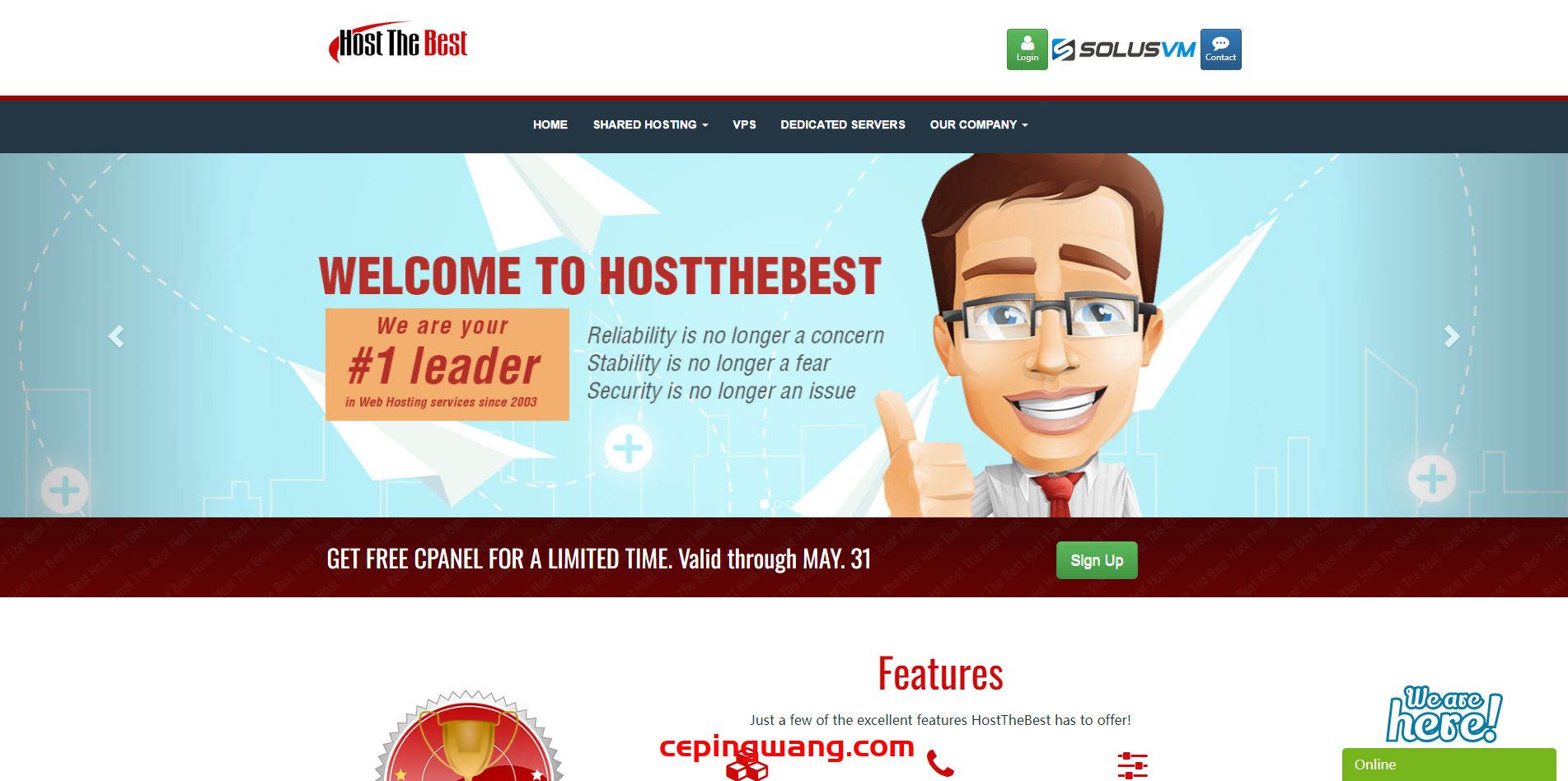 HostTheBest:$10/年,4核,1GB内存,30GB NVME,不限流量,1Gbps端口,洛杉矶