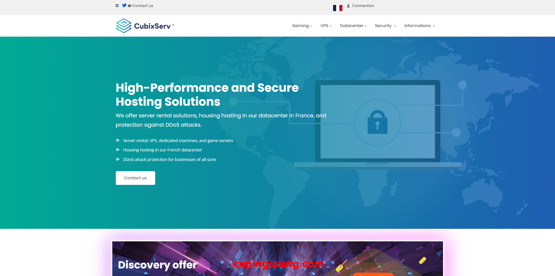 CubixServ:€3.99/月,2核,4GB内存,20GB SSD空间,不限流量/1Gbps端口/DDOS/KVM/法国